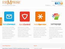 Tablet Screenshot of eximprise.com